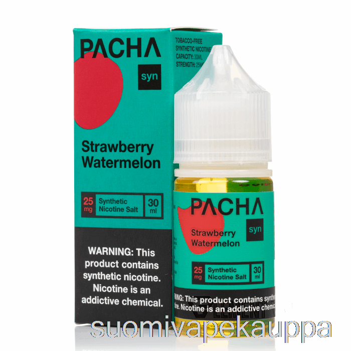 Vape Netistä Mansikka Vesimeloni - Pachamama Suolat - 30ml 25mg